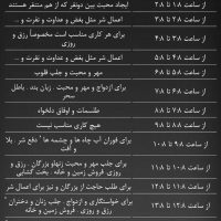 تقویم سعد و نحس